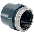 Муфта PVC-U/НПВХ внутр. резьба с металлическим кольцом