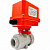 Шаровой кран CBVI30 d20 PN16 с муфт. окончанием под клей, корпус - CPVC, уплотнение - FPM с электрическим приводом EAQ-MINI-030 - 220 В АС отк./закр., время закрытия 15с.