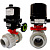 Шаровой кран CBVI10 / CBVI30 COMER C-PVC/ХПВХ с электроприводом EFM Aquademic