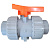 Кран шаровый C-PVC/ХПВХ муфтовое окончание под клей CBVI30 COMER