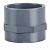 Муфта переходная с Внутренней резьбой d25x3/4" C-PVC (ХПВХ) PN16, клеевое соединение, AGVANA