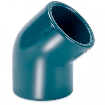 Угол клеевой 45°  d75 PVC-U PN16 COMER, Италия