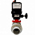 Шаровый кран CBVI10 d63 PN16 с муфт. окончанием под клей, - PVC-C, шар - PVC-C, уплотнение - EPDM с электрическим приводом EFM1H-035-24В AC/DC, откр./закр., время срабатывания 11 сек.