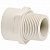 Муфта с наружней резьбой d20*1/2' муфтовая сварка PP-H