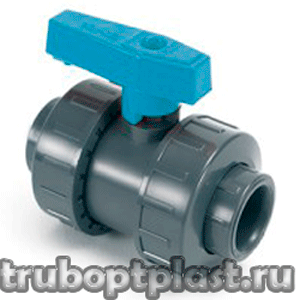 Кран шаровой PVC-U/НПВХ